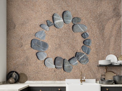 Zen Pebble Circle