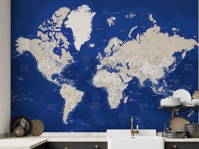 World map Kameryn