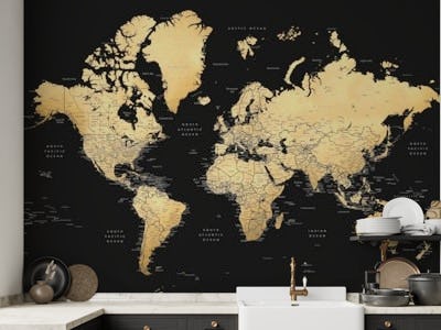 Detailed world map Eleni