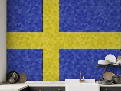 Sweden Flag Geometry