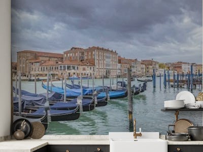 Venice Canale Grande Gondolas