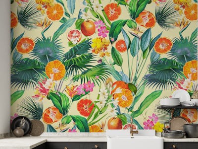 Tropical Orange Garden II