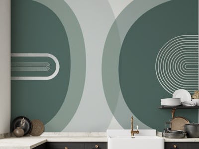 Mid Century Feature Wall 3