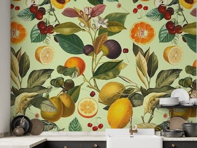 Vintage Fruit Pattern XIII
