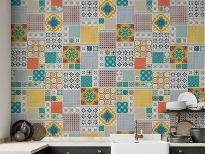 Alhambra Tiles Multicolour
