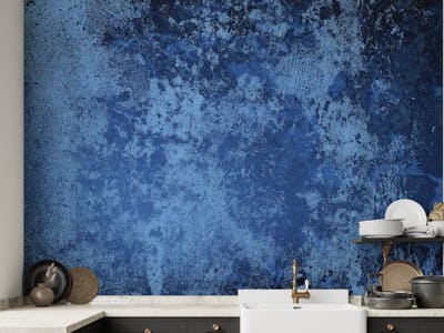 Concrete texture in royal blue