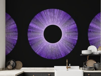 Sci-Fi Mystic Purple Iris