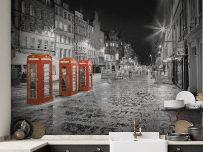 Telephone boxes in Edinburgh