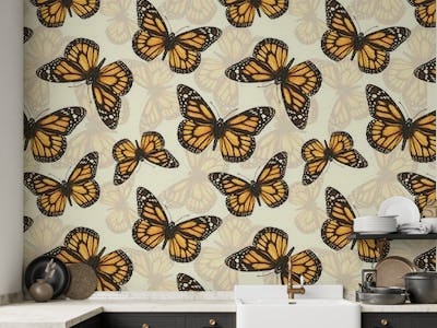 Monarch butterfly pattern