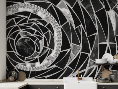 Black and White Glass Texture