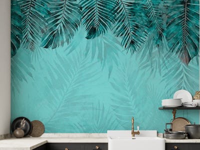 Turquoise Teal Jungle Vibe