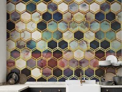 Rugged Marble Honeycomb