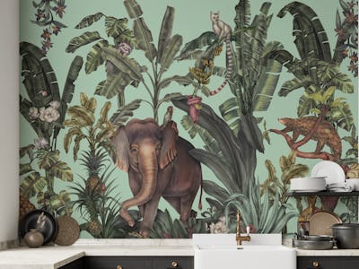 Jungle kingdom light green