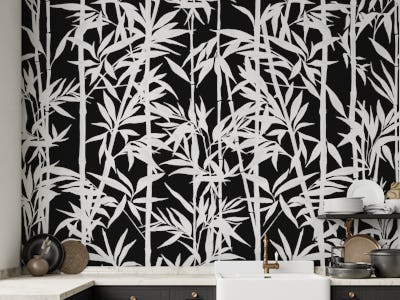 Bamboo White Black