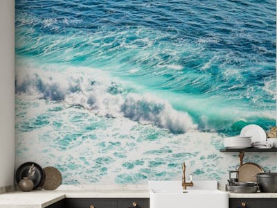 Turquoise Ocean Wave