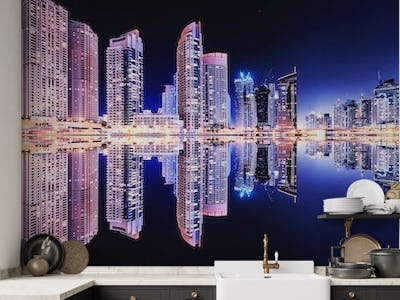 Dubai Marina Reflection