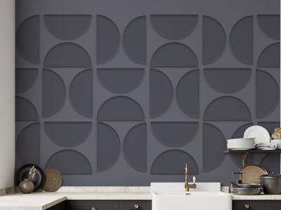 Modern 3D Bauhaus Mid Century