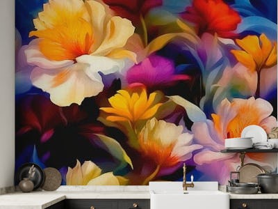 Vivid Flower Fabric