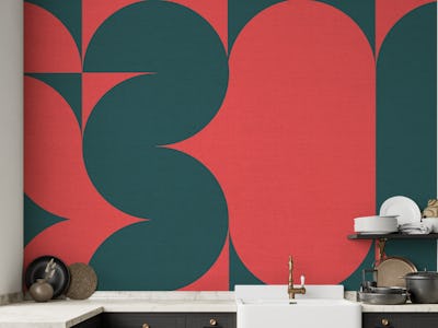 Vivid Retro Linen Collage