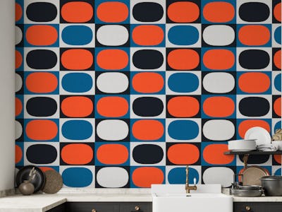 Blue and red art 4