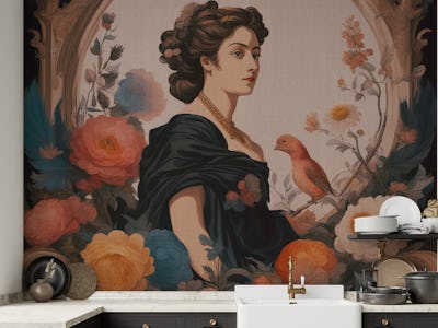 Madame Baroque Canvas Art