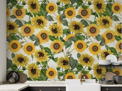 Vintage Sunflowers Forever