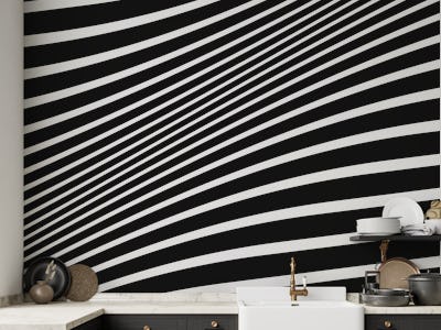 Op-Art Optical Illusion Lines Retro Graphic