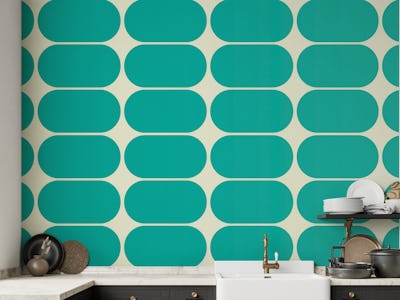 Mid-Century Pebbles Abstract