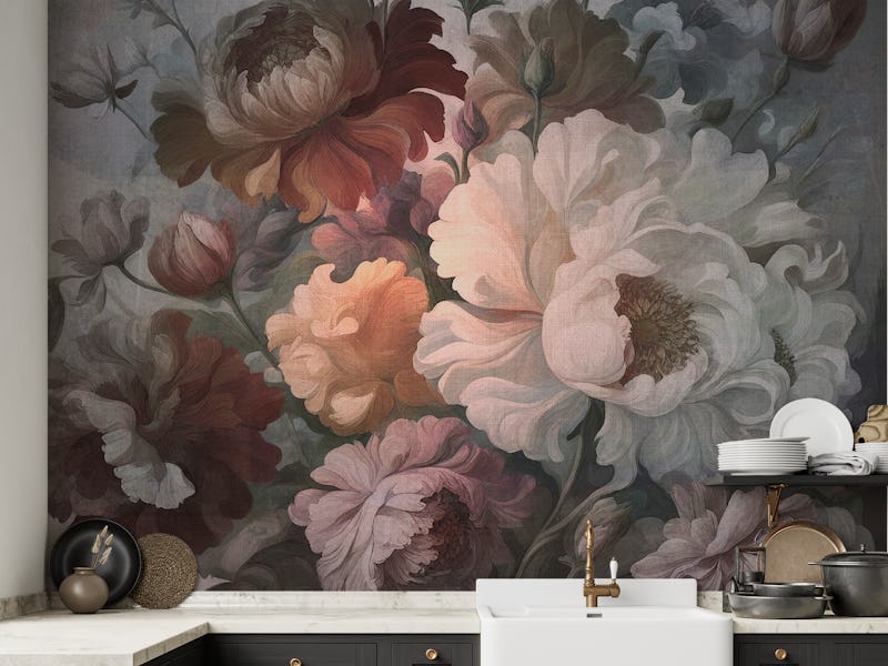 Dark Moody Baroque Flowers