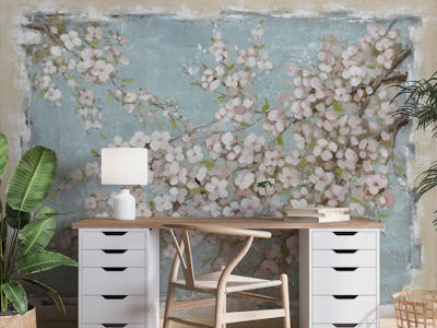Pastel Blossom Branch Art