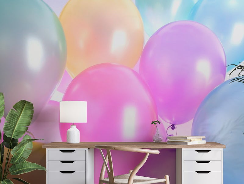 Multi coloured ballons 4