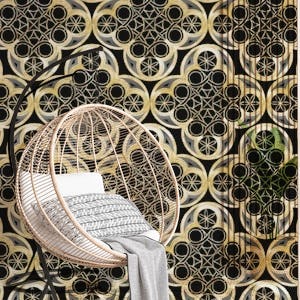 Golden Moroccan Tile Glam 1