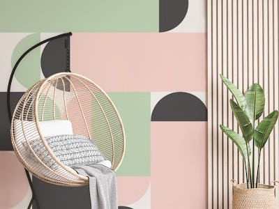 Abstract Geometric Pastels