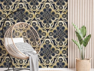 Golden Moroccan Tile Glam 2