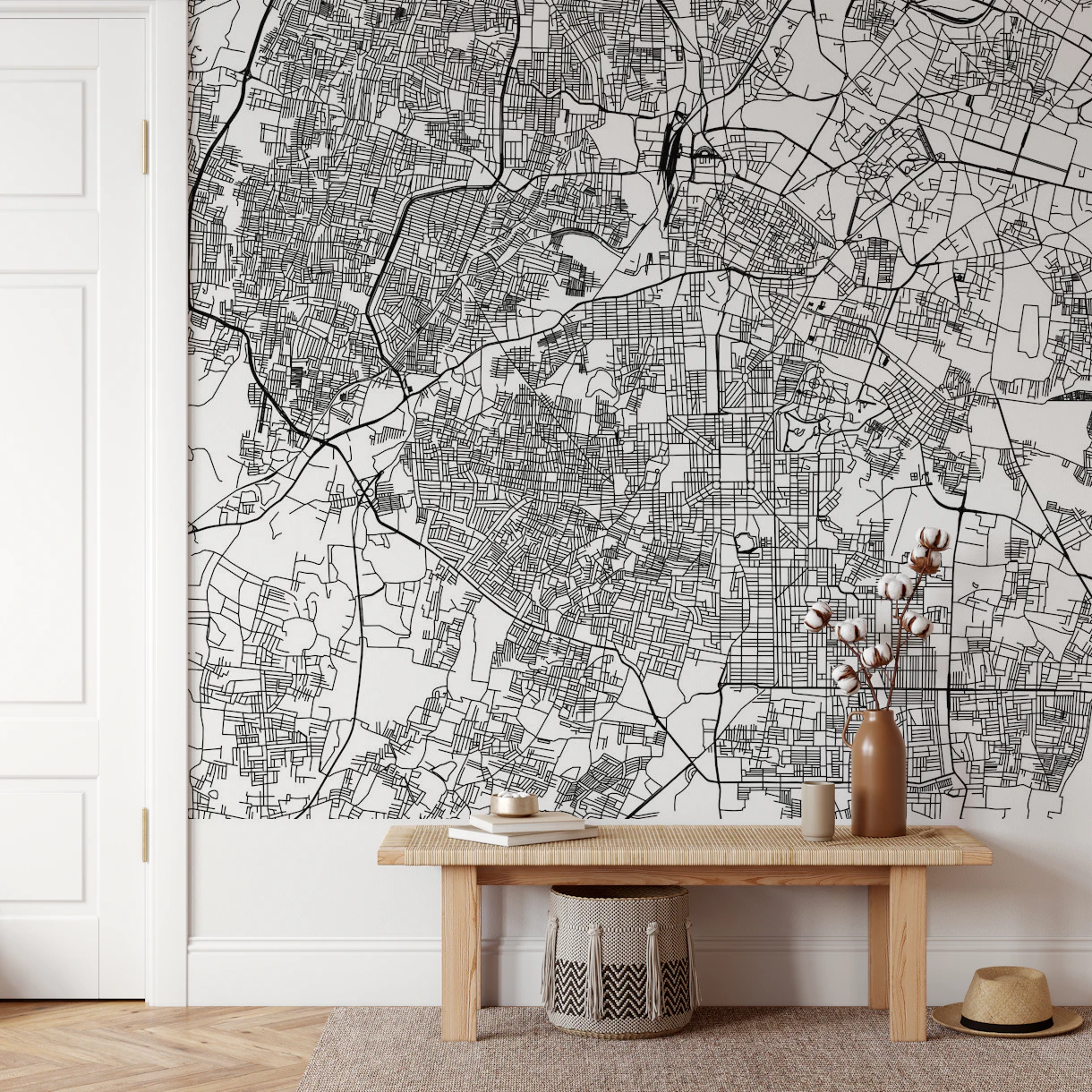 Bengaluru Map wallpaper - Happywall