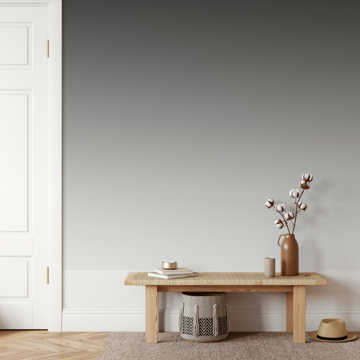 Black Grey Ombre Wallpaper wallpaper - Free shipping | Happywall