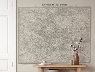 Paris Street Map From 1889