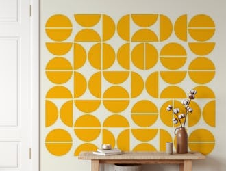 Bauhaus Pattern Yellow
