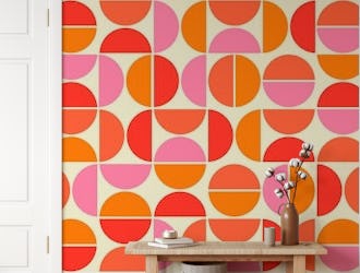 Bauhaus Pattern 70s Colors