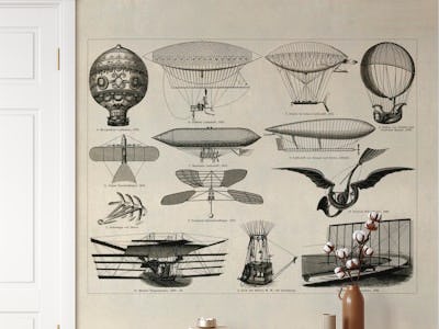 Vintage Aviation Collage