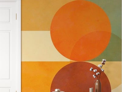 Mid-Century Fall Colours 1 • Mural
