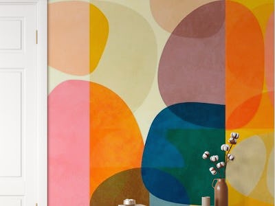 the joy of colors, abstract wall art