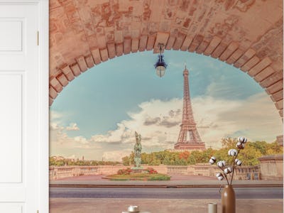 Eiffel Tower from Bir-Hakeim Bridge