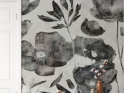 Ink Wash Wabi Sabi Flowers