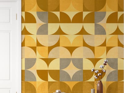 Mustard Bauhaus Geometry