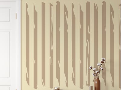 Beige Abstract Stripes