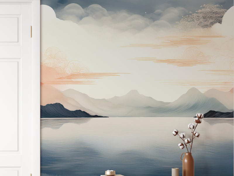 Serene Mountain Reflection