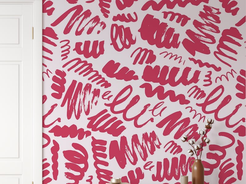 Scribble viva magenta