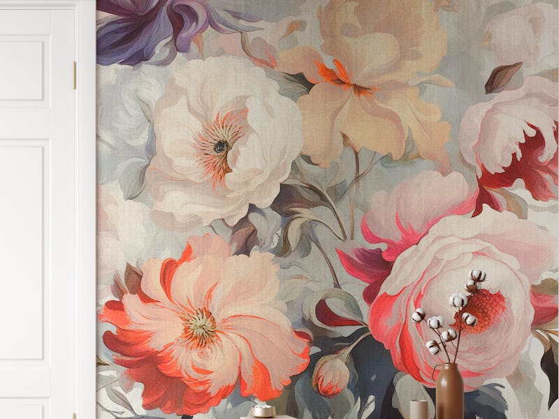 Large Baroque Flowers