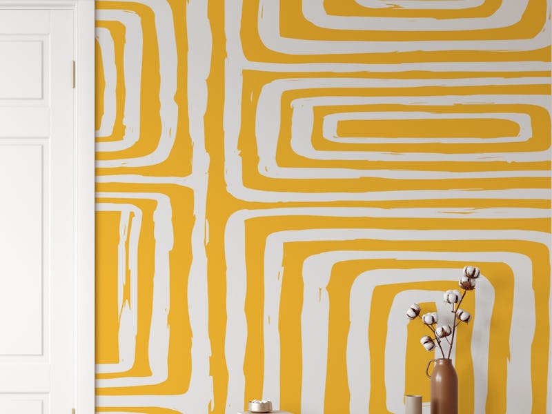 Abstract Garden Yellow 2